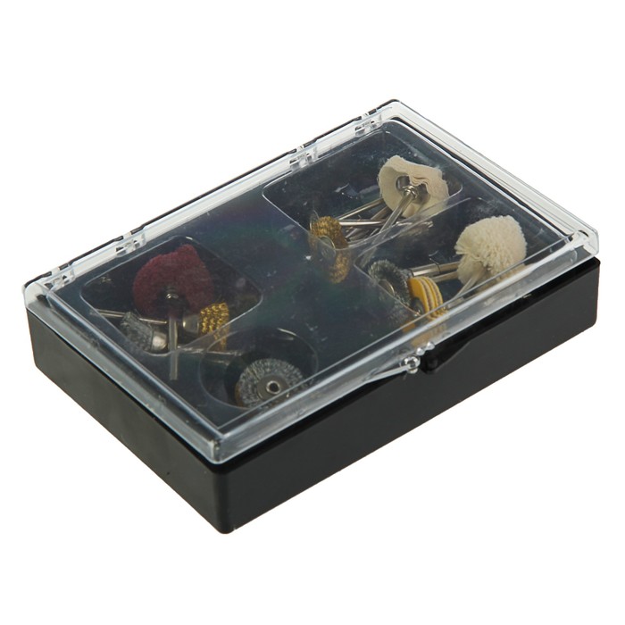 Набор FIT, корщетки, шарошки, в чемоданчике, 17 шт.