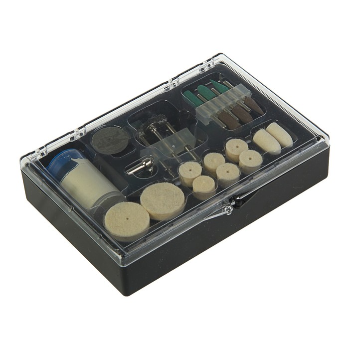 Набор FIT, корщетки, шарошки, в чемоданчике, 22 шт.