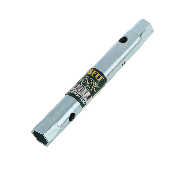 Ключ торцевой FIT, трубчатый двухсторонний, 10 х 12 мм