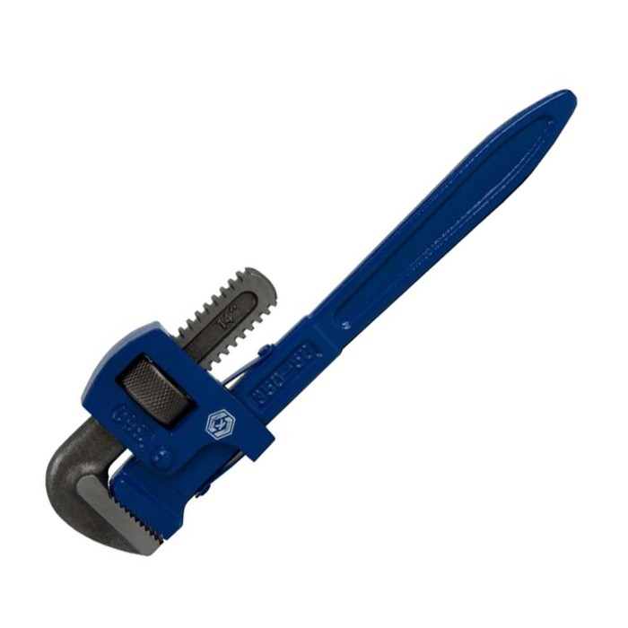 Ключ трубный "КОБАЛЬТ" 647-390, тип Stilson, 350 мм, CR-V