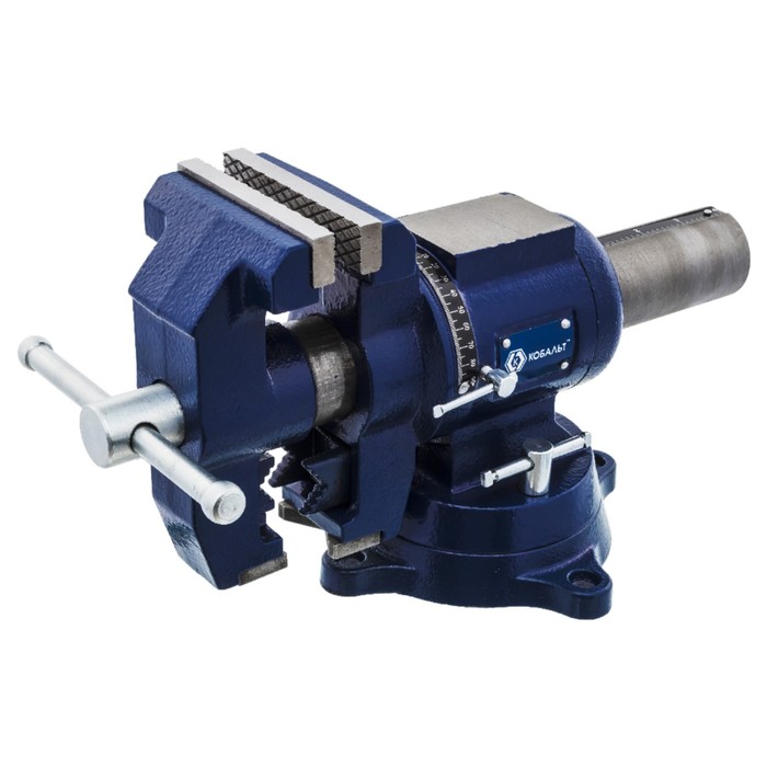 Тиски слесарные "КОБАЛЬТ" 246-012, поворотные, 10 кг