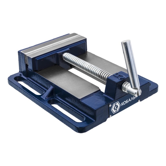 Тиски станочные "КОБАЛЬТ" 246-050, рабочий ход 125 мм, 6.3 кг