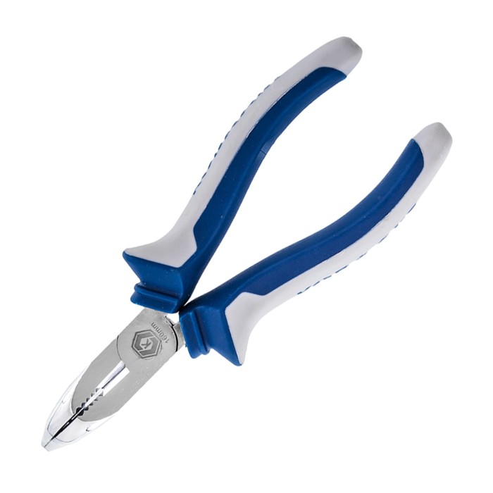 Длинногубцы "КОБАЛЬТ" 647-178, изогнутые, 160 мм, CR-V