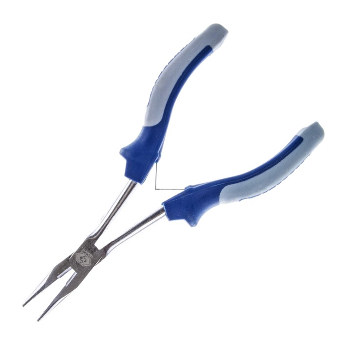 Длинногубцы "КОБАЛЬТ" 244-131, мини, удлиненные, 165 мм