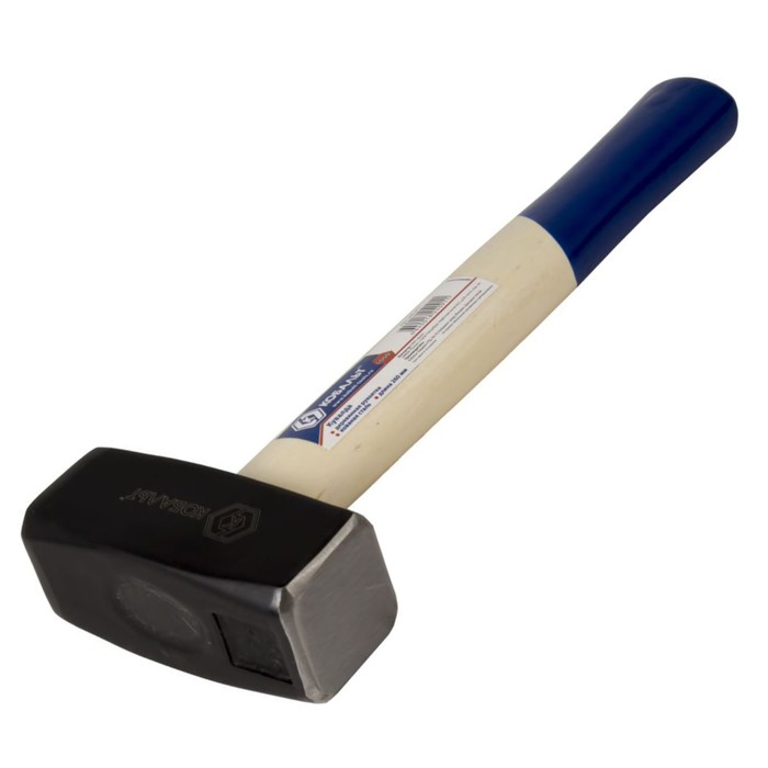 Кувалда "КОБАЛЬТ" 240-911, 1000 г, деревянная рукоятка, 260 мм