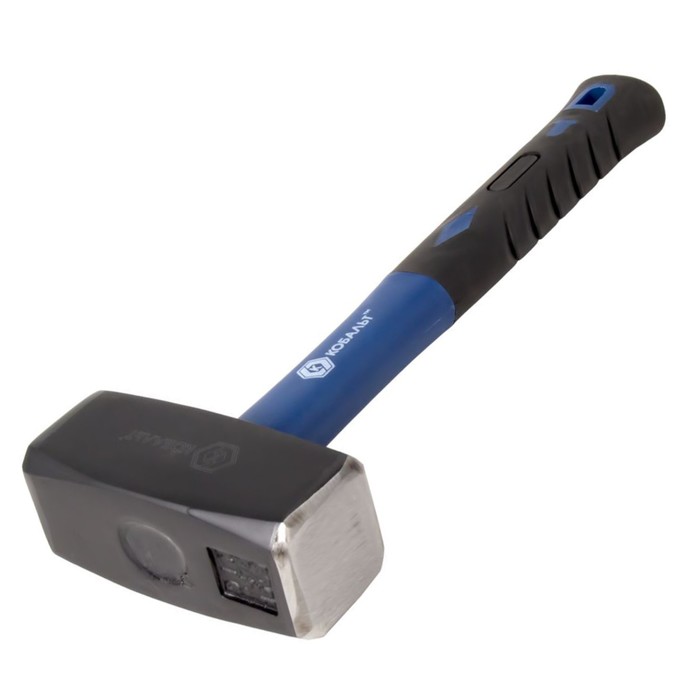 Кувалда "КОБАЛЬТ" 240-959, 1500 г, фибергласовая рукоятка