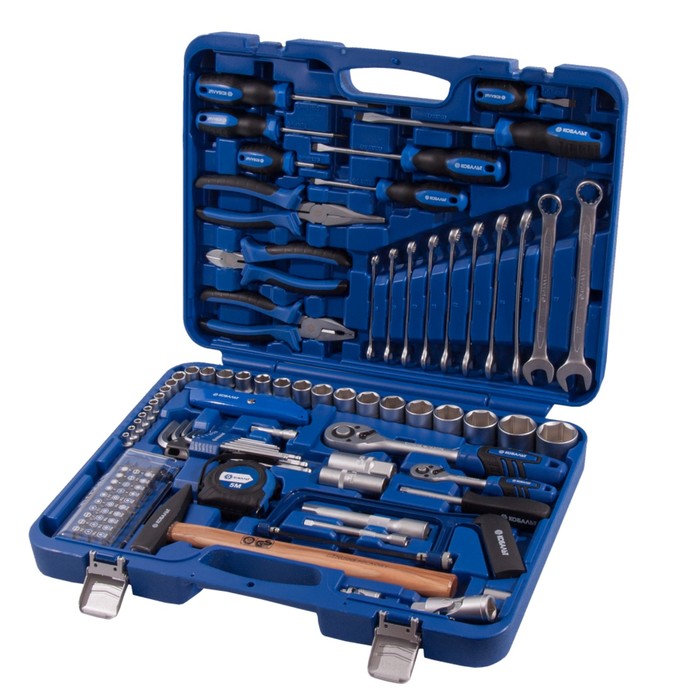 Набор инструмента универсальный "КОБАЛЬТ" 010107-101, 1/4" и 1/2", кейс