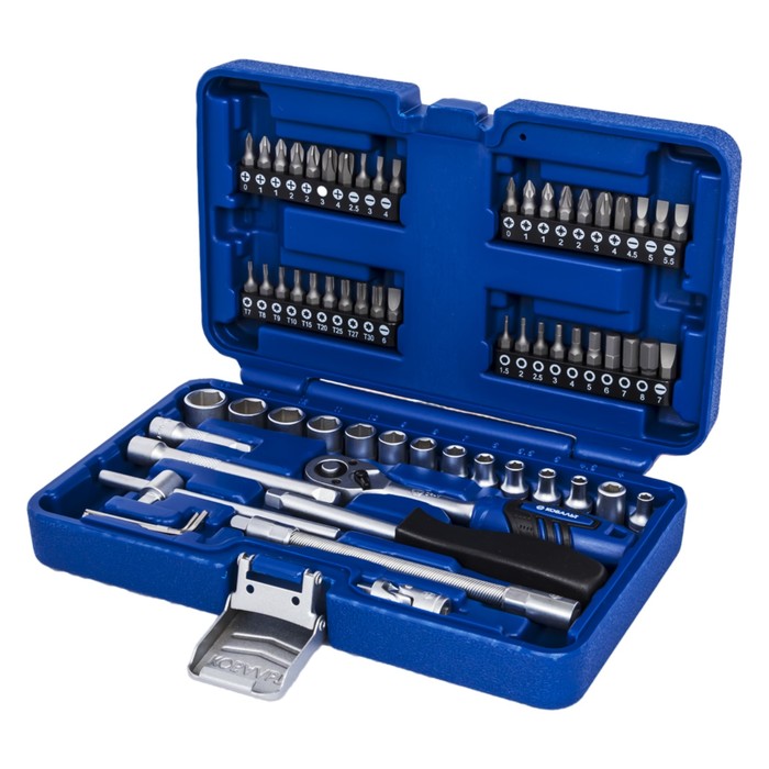 Набор инструмента универсальный "КОБАЛЬТ" 010111-64, 1/4", кейс