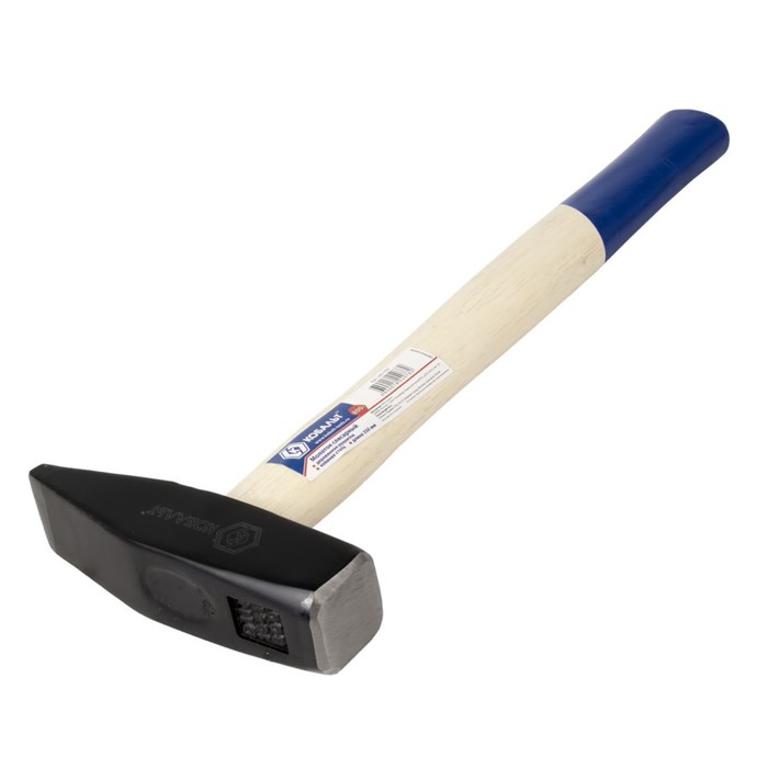 Молоток слесарный "КОБАЛЬТ" 240-782, 800 г, деревянная рукоятка