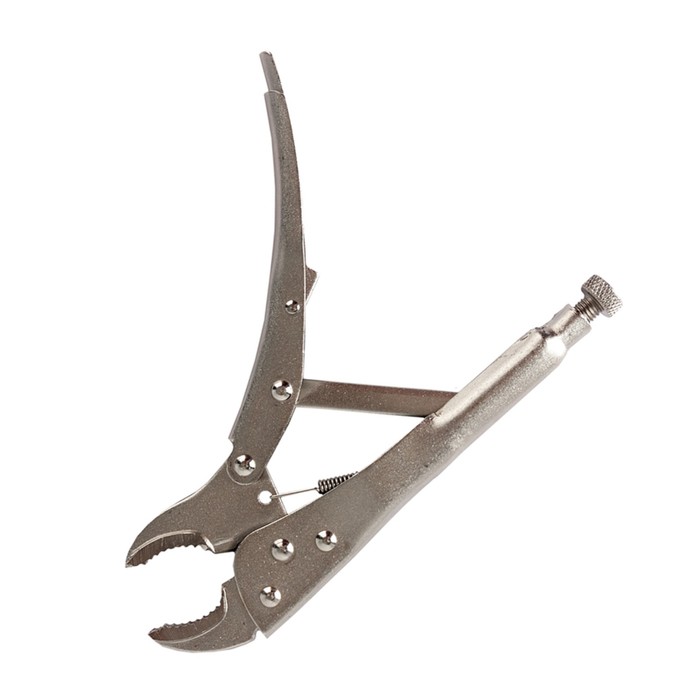 Клещи зажимные "КОБАЛЬТ" 647-291, полукруглые губки, 250 мм