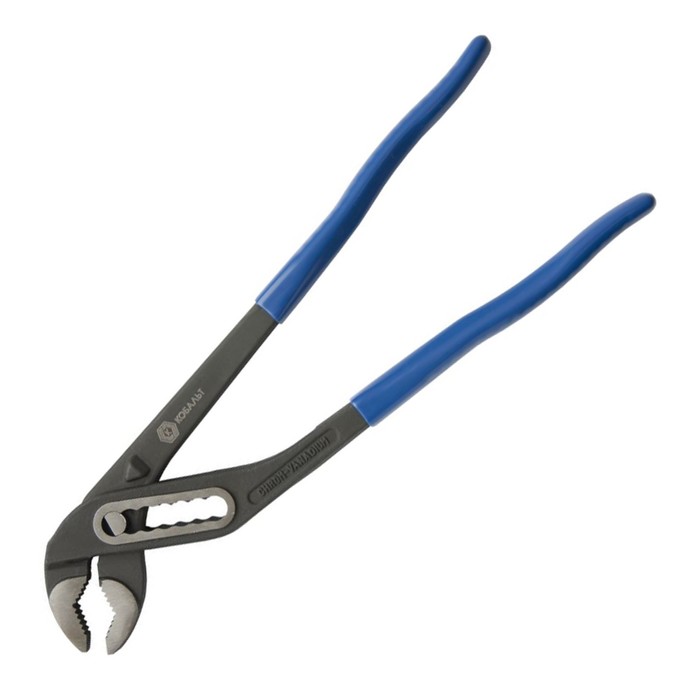 Клещи переставные "КОБАЛЬТ" 242-571, 250 мм, CR-V, диаметр прутка 35 мм, 0.36 кг