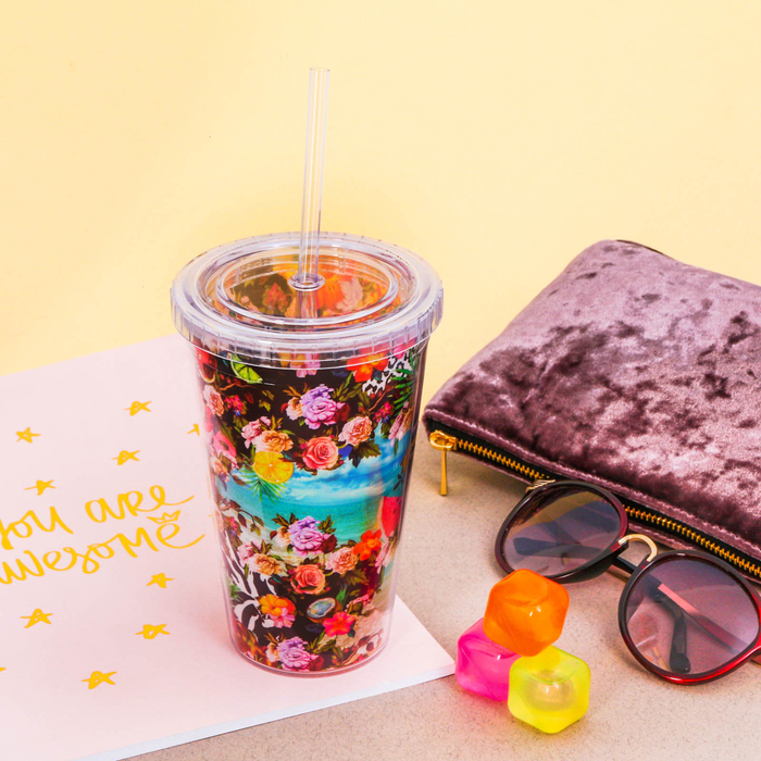 Стакан с кубиками для охлаждения "Энимал", 500 мл