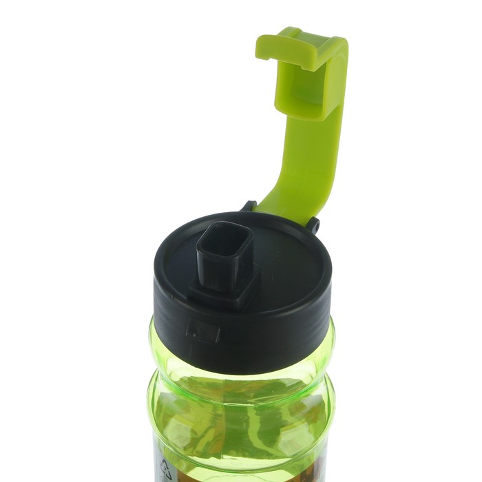 Бутылка для воды 500 мл, Серия Урбан, поильник, крышка только для поильника, микс, 7х19.5 см 27789