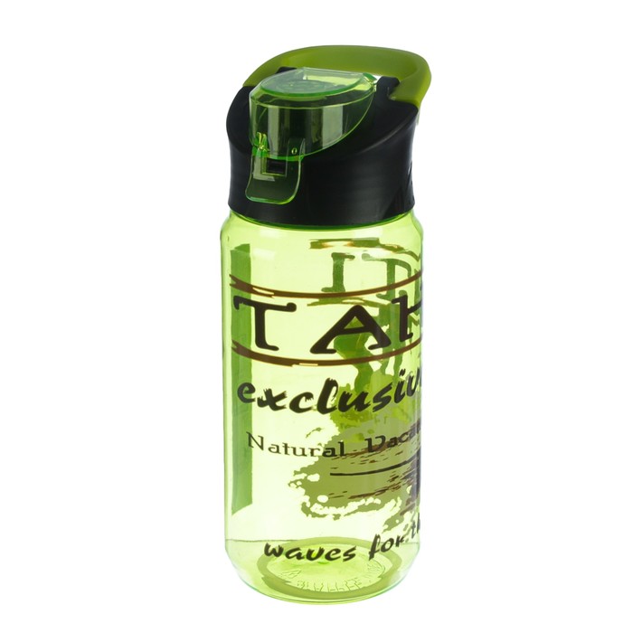 Бутылка для воды 500 мл, Серия Урбан, поильник, покатая крышка, микс, 7х19.5 см