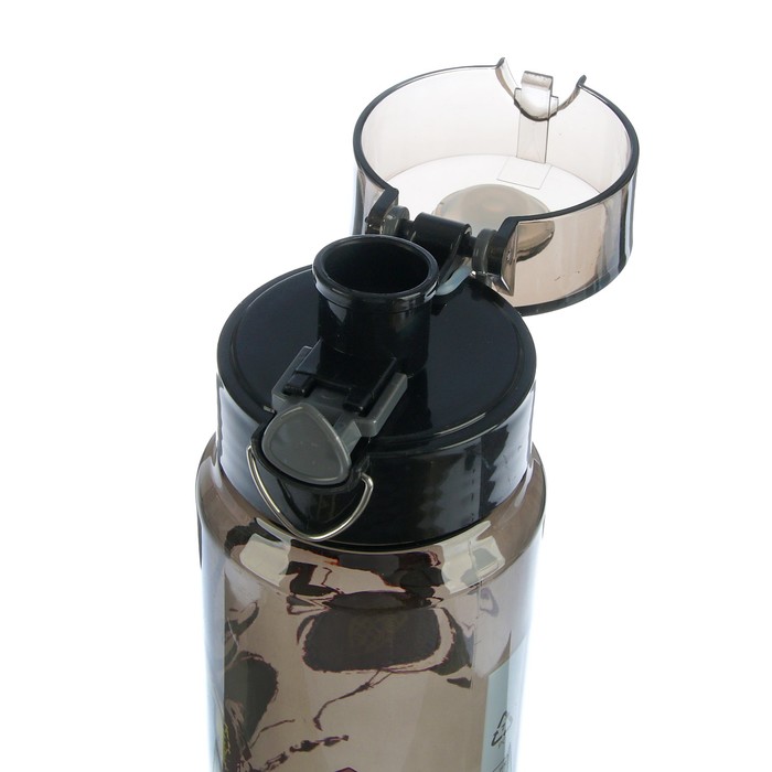 Бутылка для воды 750 мл, Серия Урбан, поильник, крышка на заклёпке, микс, 7х19.5 см