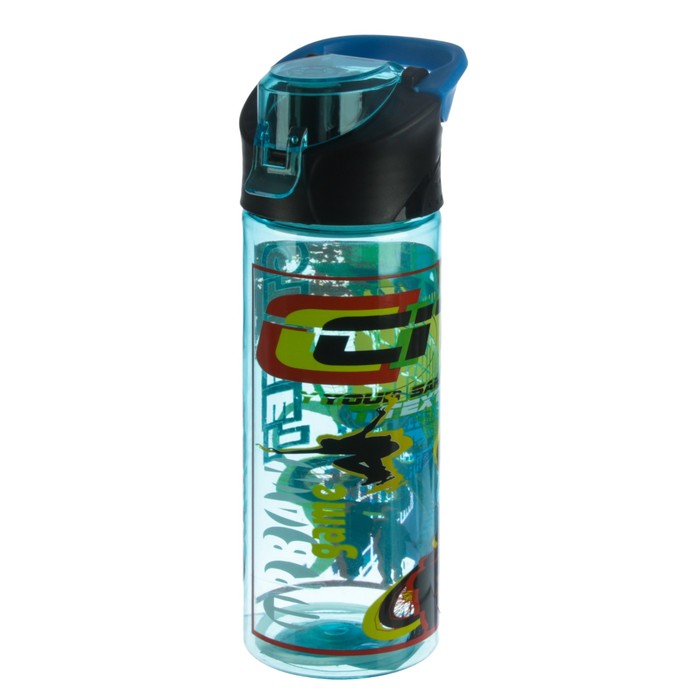Бутылка для воды 750 мл, спортивная, Серия Урбан, поильник, покатая крышка, микс, 7х19.5 см