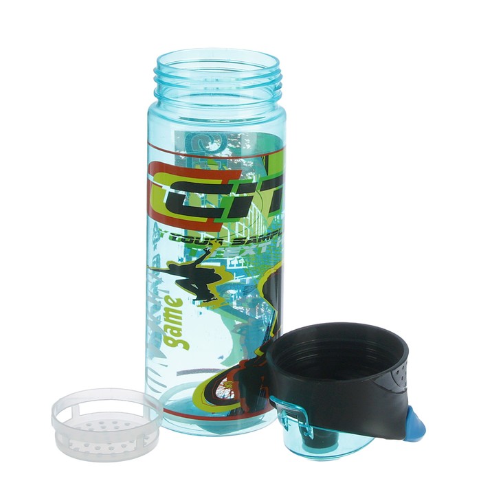 Бутылка для воды 750 мл, спортивная, Серия Урбан, поильник, покатая крышка, микс, 7х19.5 см