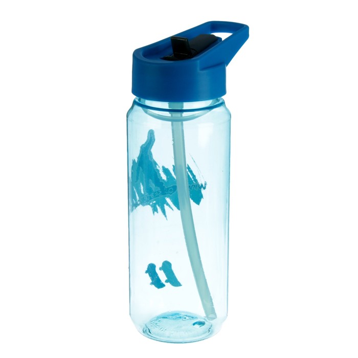 Бутылка для воды 750 мл, Серия Урбан, поильник, трубка, вытянутая ручка, микс, 7х19.5 см