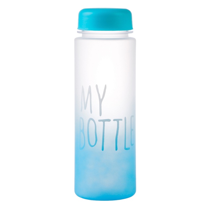 Бутылка для воды, 500 мл, My bottle, 19.5 х 6 см, микс