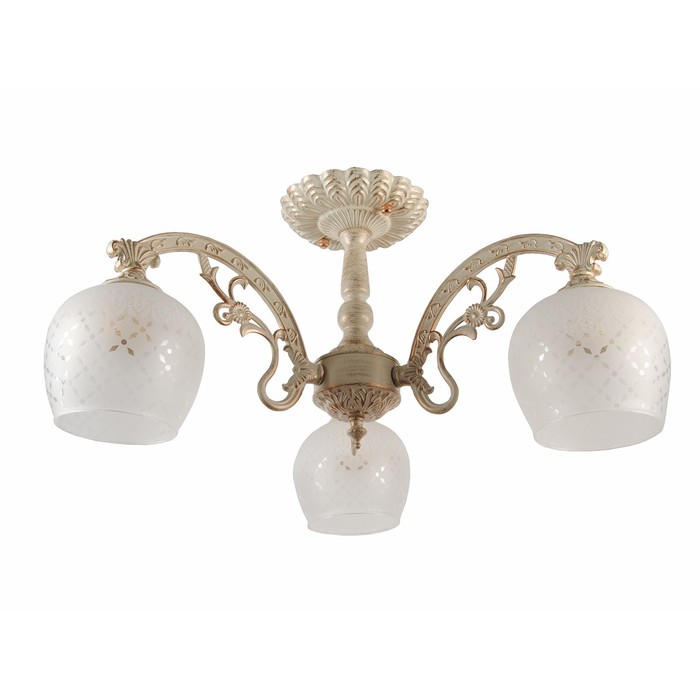 Светильник "Каскад" 1353042 3 лампы E27 60Вт бежевый