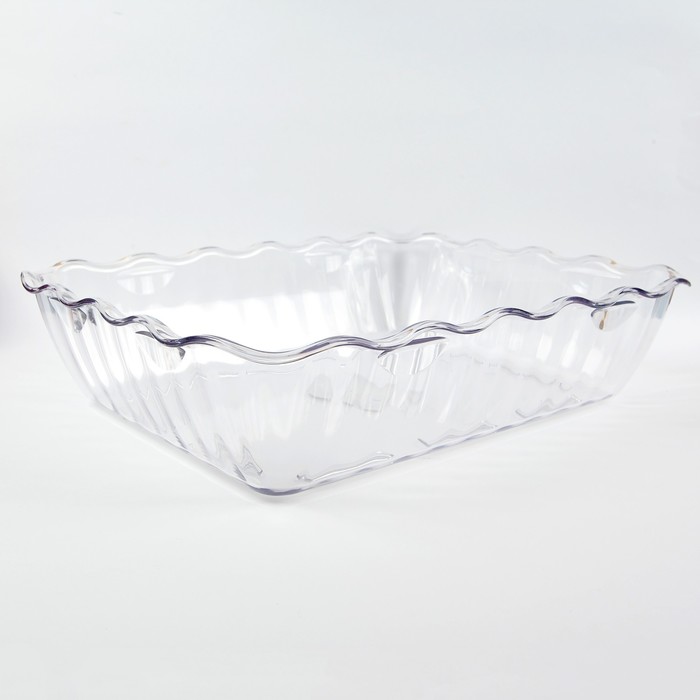 Салатник 4 л, прозрачный