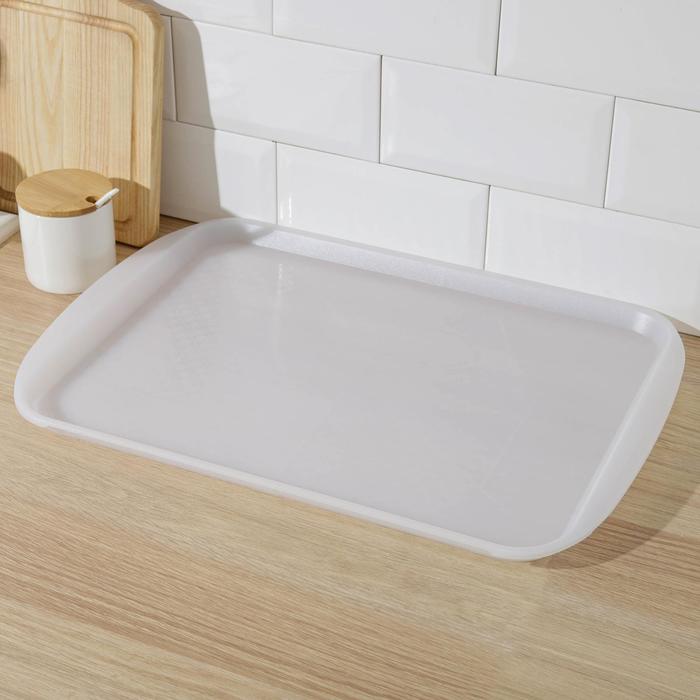 Поднос прямоугольный 49,5х35 см, бесцветный