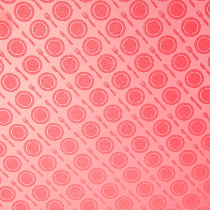 Поднос прямоугольный 42х30 см, цвет красный