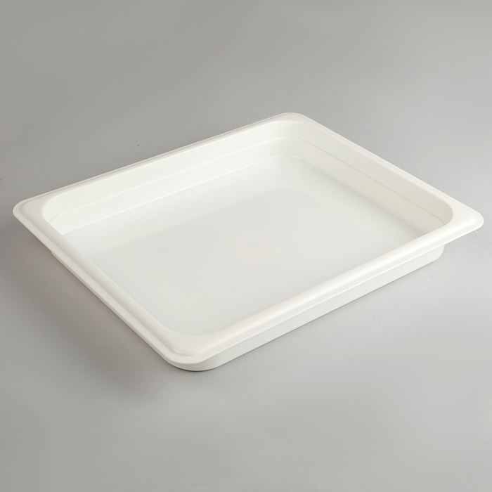 Гастроемкость GN 1/2 32,5x26,5 см, высота 4 см, цвет белый