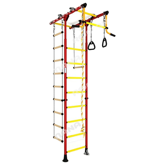 Детский спортивный комплекс "Карусель Комета-1", цвет красный/жёлтый