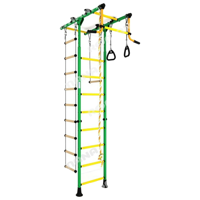 Детский спортивный комплекс "Комета 1", цвет зелено-жёлтый