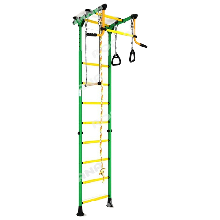 Детский спортивный комплекс "Комета 2", цвет зелено-жёлтый