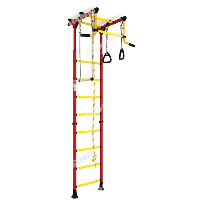 Детский спортивный комплекс "Комета 2", цвет красно-жёлтый