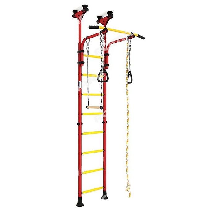 Детский спортивный комплекс "Комета-5", цвет красно-желтый