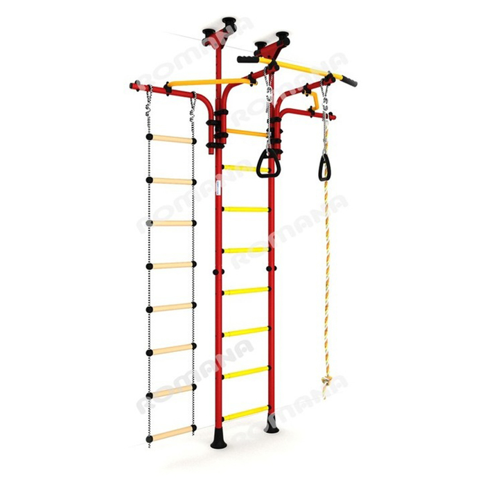 Детский спортивный комплекс "Карусель R5", цвет красный/жёлтый