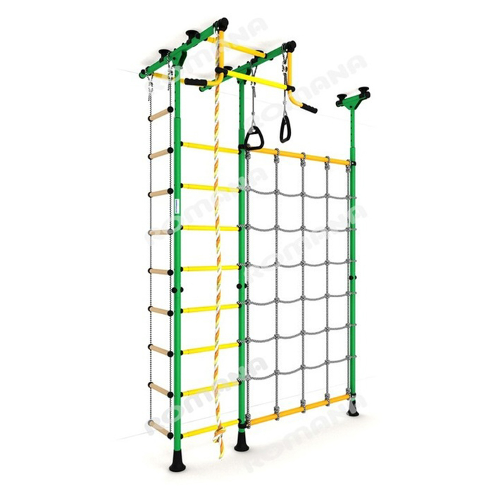 Детский спортивный комплекс "Карусель R3", цвет зелёный/желтый