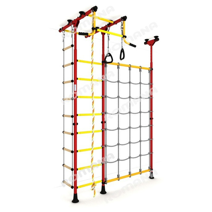 Детский спортивный комплекс "Карусель R3", цвет красный/жёлтый