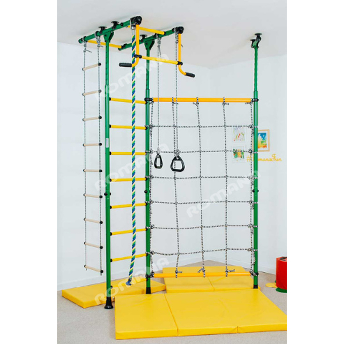 Детский спортивный комплекс "Карусель R3", цвет красный/жёлтый