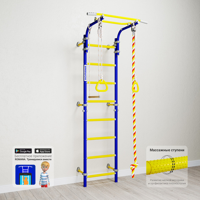 Детский спортивный комплекс Романа "Next 1", цвет синяя слива