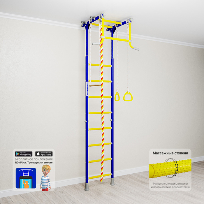 Детский спортивный комплекс Романа "Kometa 2", цвет синяя слива