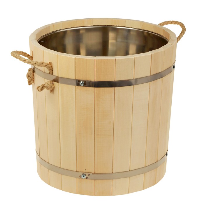 Запарник 20 л с нержавеющей вставкой, нержавеющий обод "Добропаровъ"