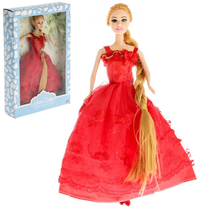 Кукла модель "Лина" с длинной косой