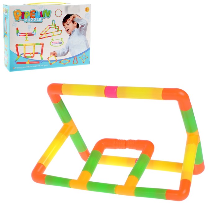 Конструктор «Забавные соломинки», 91 деталь