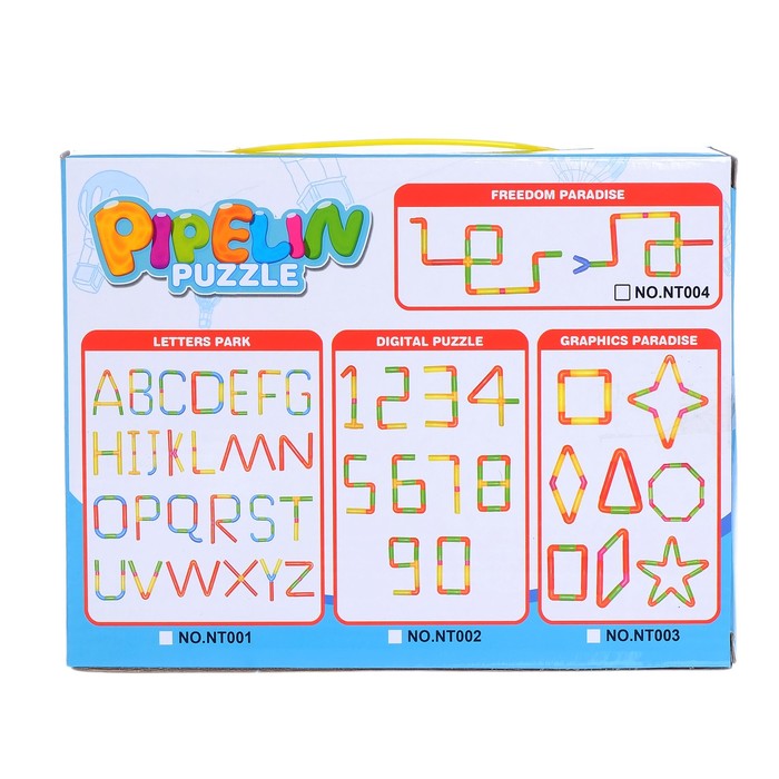 Конструктор «Забавные соломинки», 91 деталь