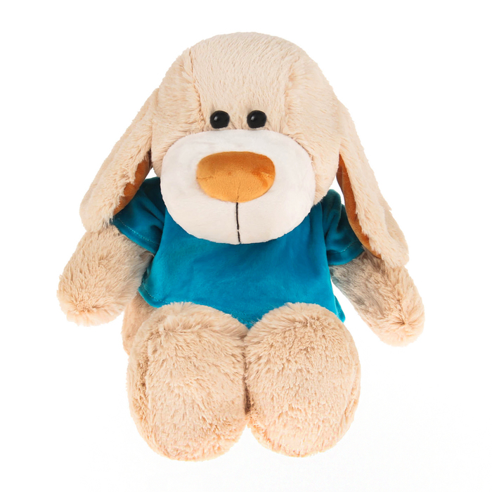 Мягкая игрушка "Собака Рикки" в синей кофте