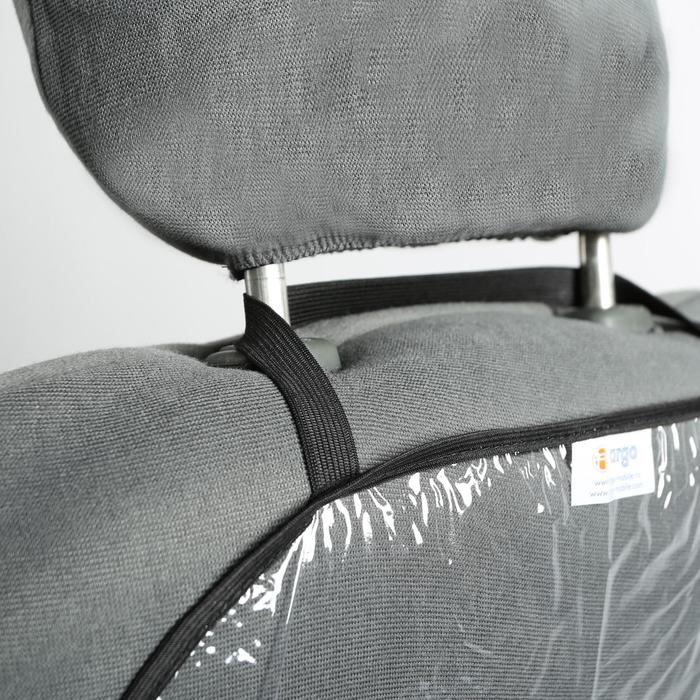 Защитная накидка на сиденье "Незапинайка", ПВХ с обстрочкой, 60х42 см