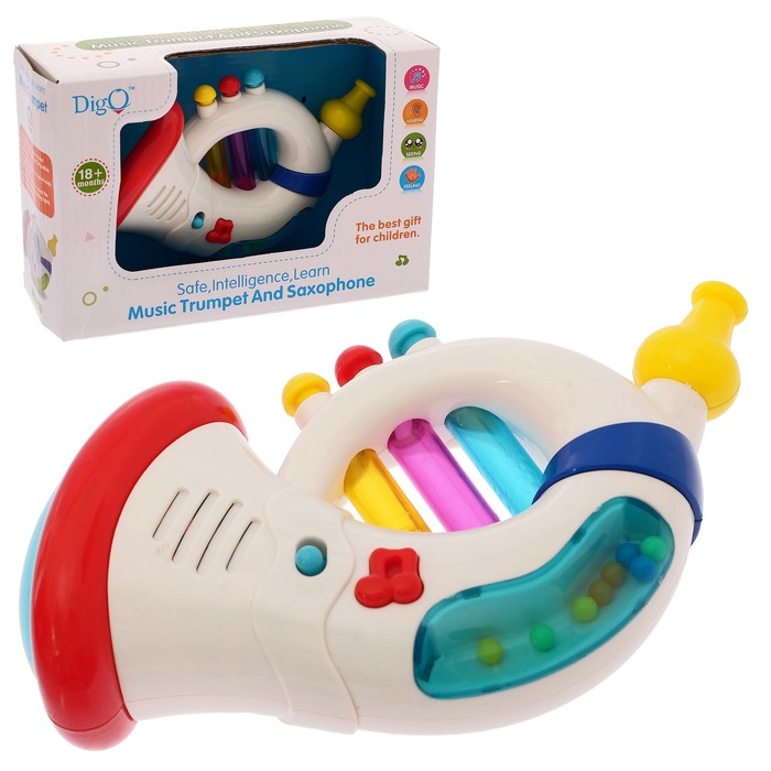 Игрушка музыкальная «Труба», МИКС