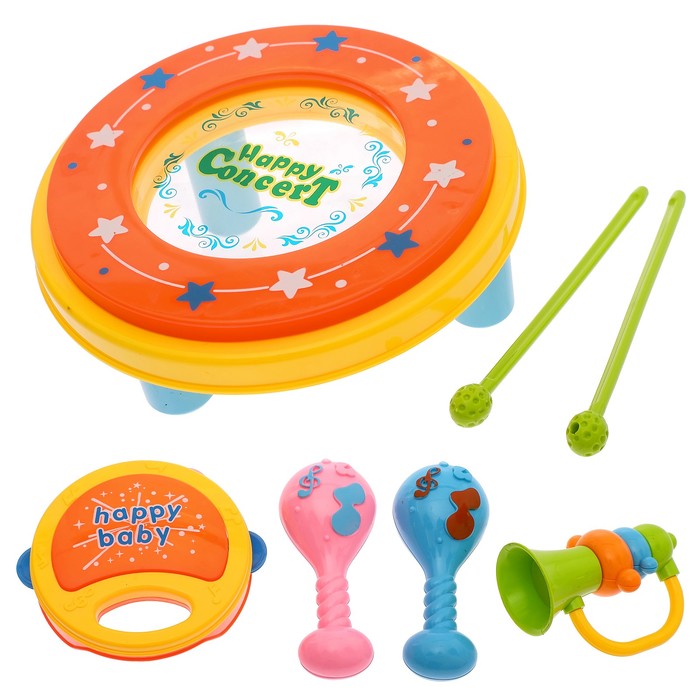 Набор музыкальных инструментов "Вдохновение", 5 предметов