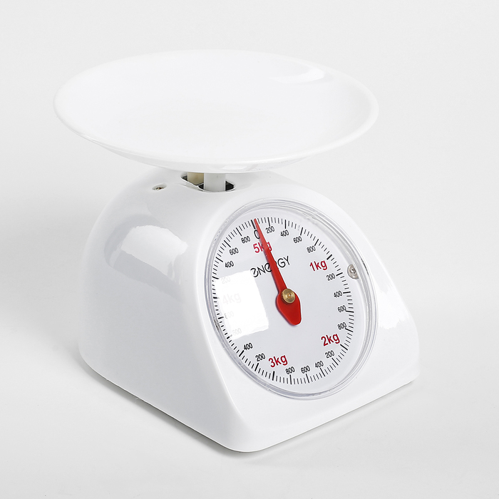 Весы кухонные механические ENERGY EN-405МК, до 5 кг, круглые, стеклянные