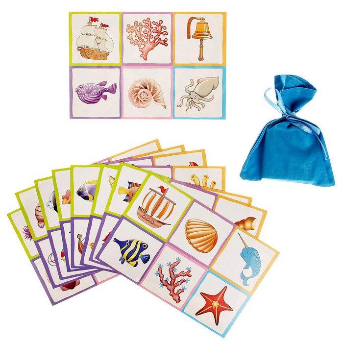 Лото пластиковое "Линии и контуры" (5+) Комплект из трёх игр