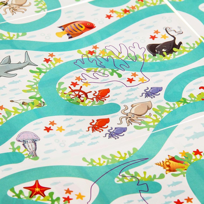 Лото пластиковое "Линии и контуры" (5+) Комплект из трёх игр